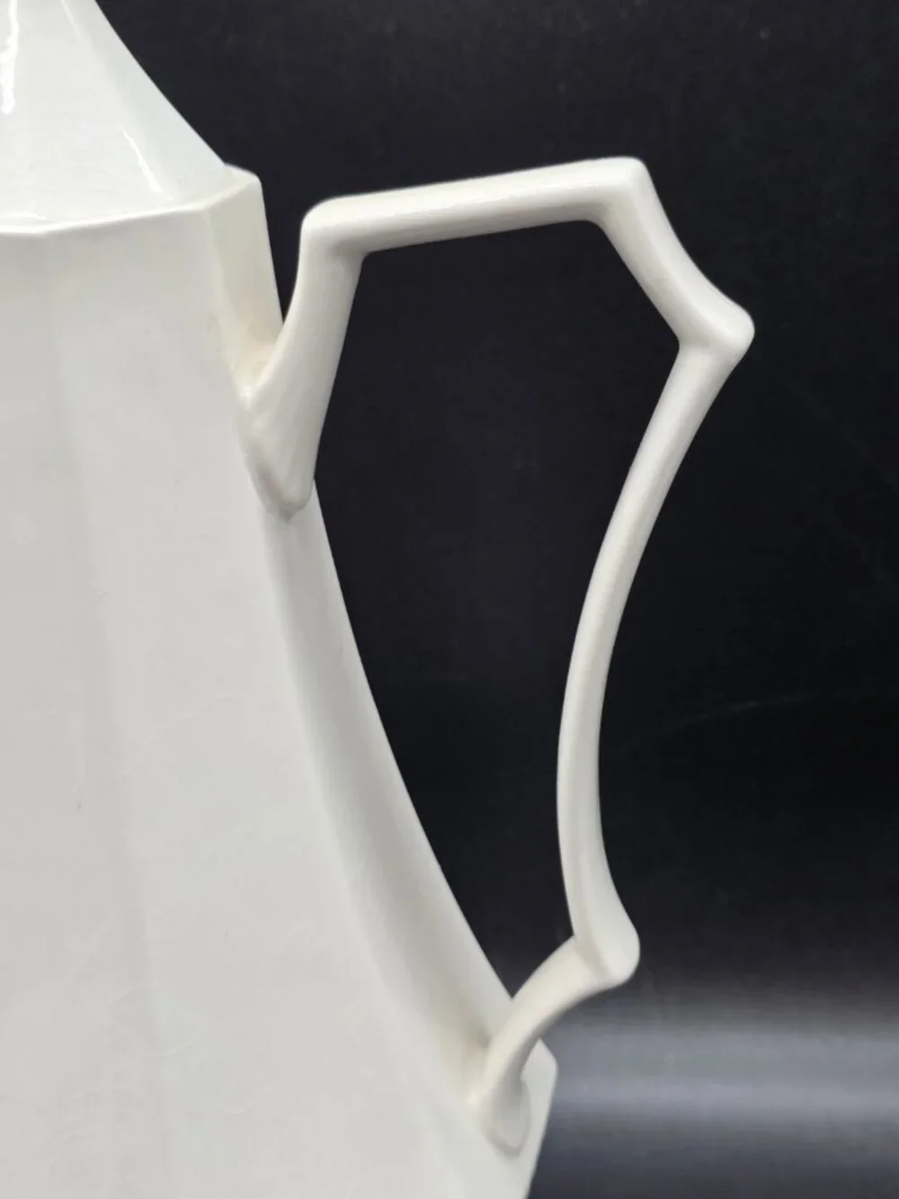 Independence Ironstone by Interpace Tall 13” Coffee Pot Vtg Boho Easter Spring
